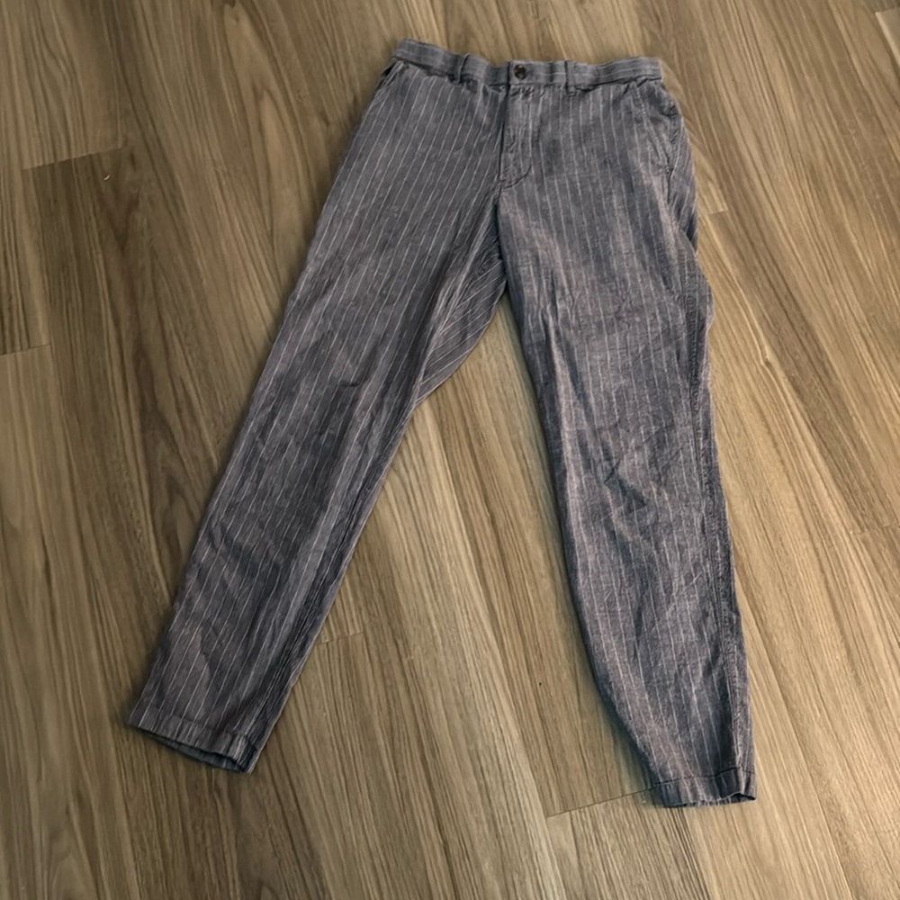 Uniqlo Pull On Striped Pants